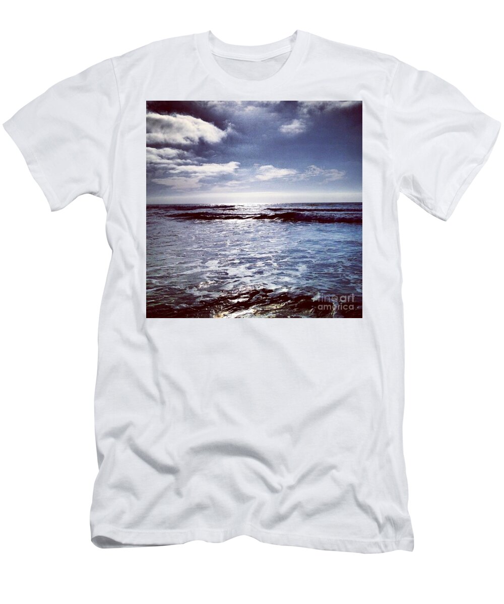 Pacific Ocean T-Shirt featuring the photograph Del Mar Storm by Denise Railey