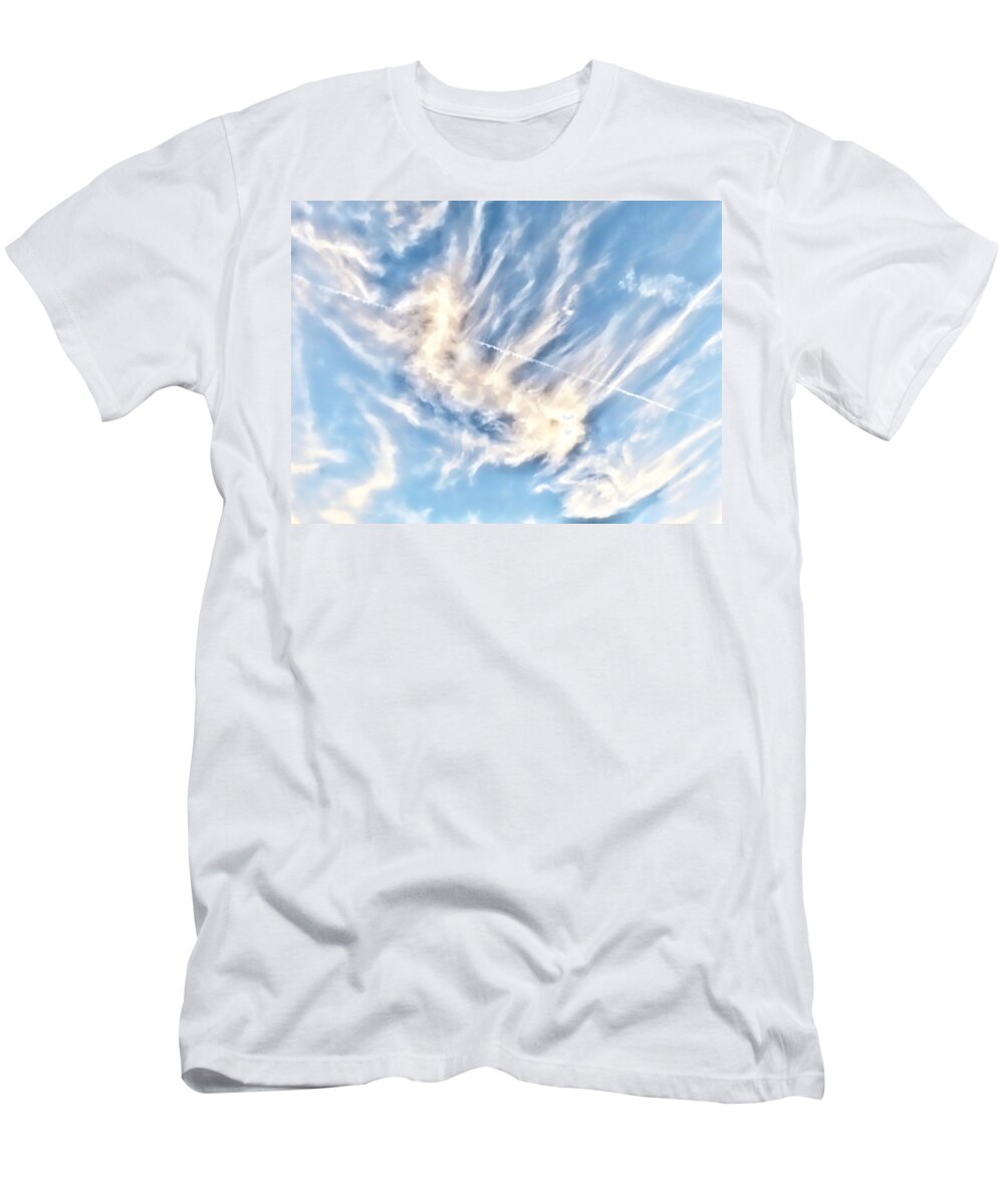 Arizona T-Shirt featuring the photograph Dragon in the Flight Path by Judy Kennedy
