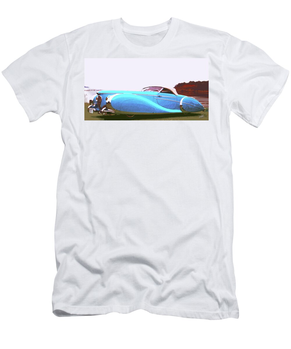 Automobiles T-Shirt featuring the painting Dream Car by CHAZ Daugherty