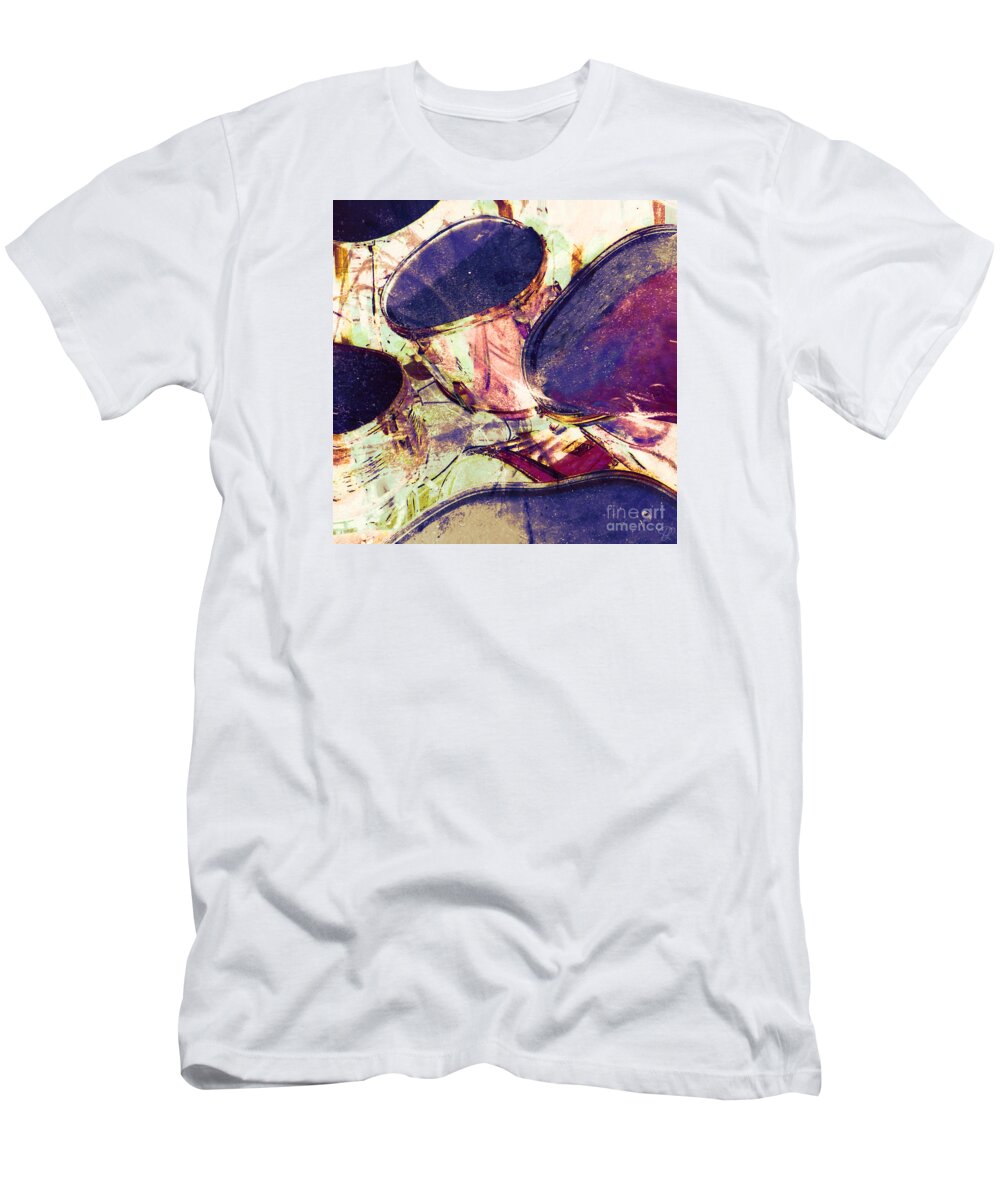 Drum T-Shirt featuring the photograph Drum Roll by LemonArt Photography