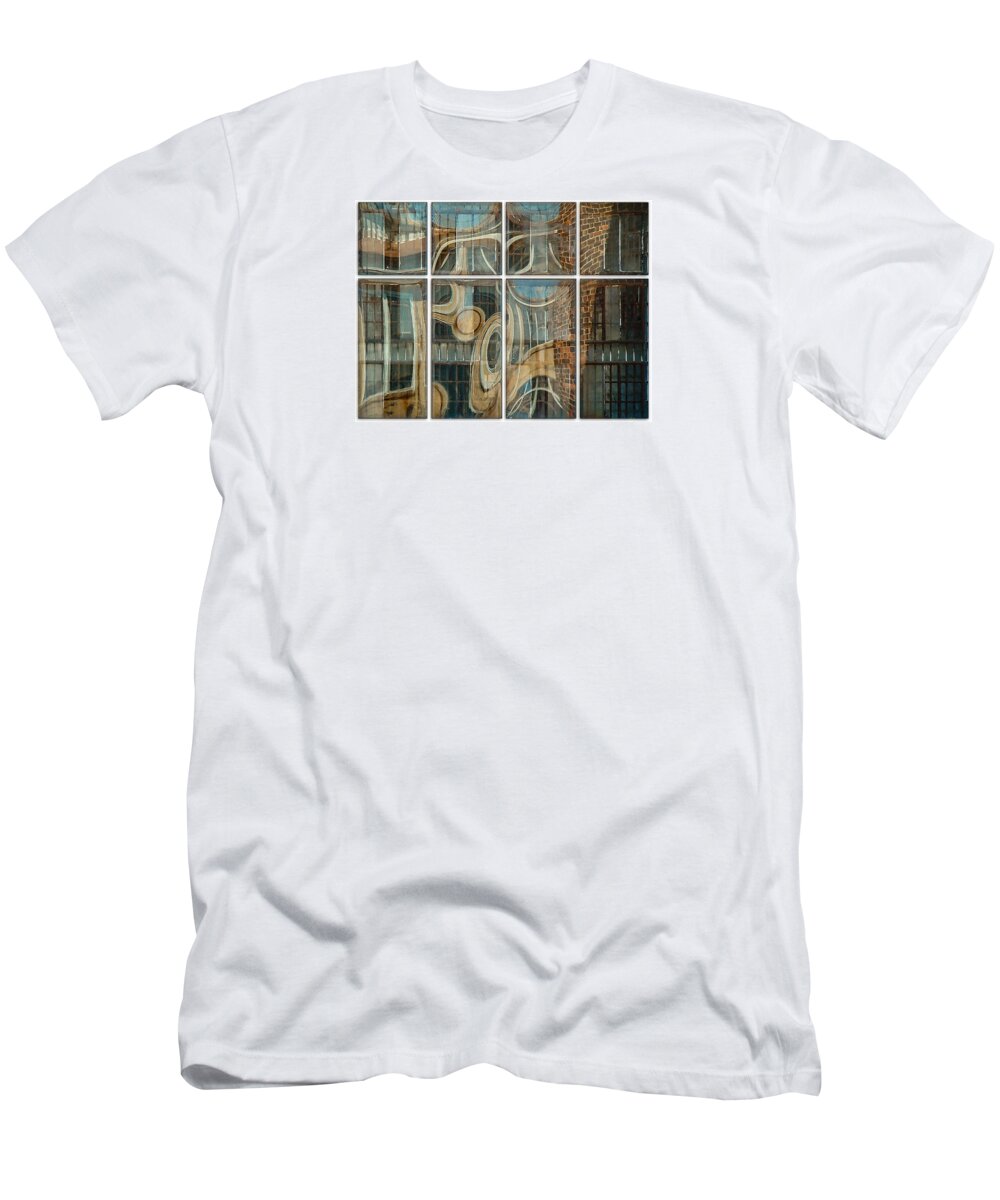 New York City T-Shirt featuring the photograph DUMBO Windows by Stan Magnan