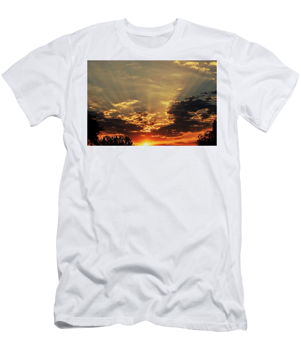 Sunrise T-Shirt featuring the photograph Early Morning Adrenaline Rush by John Glass