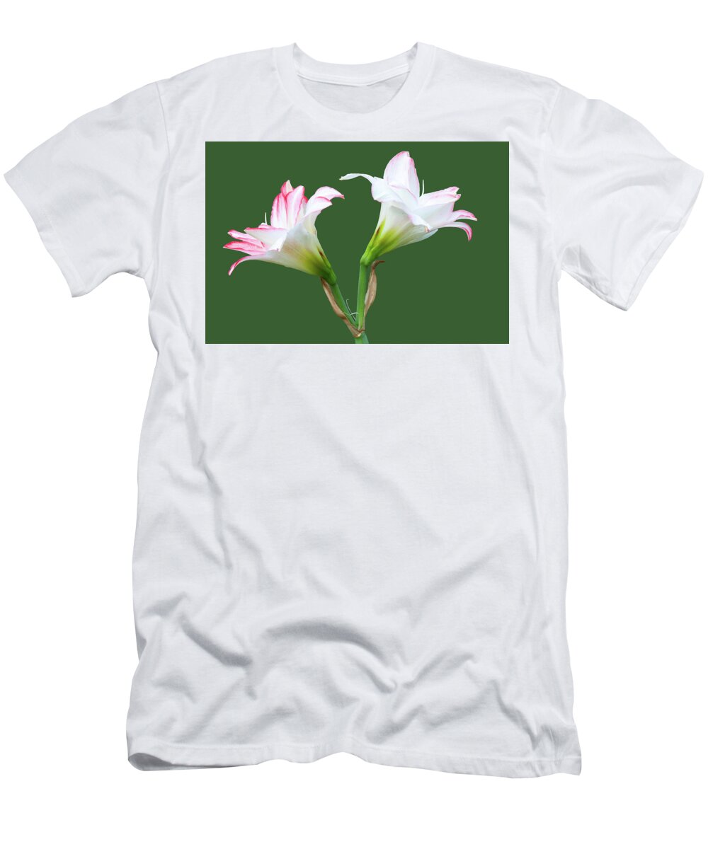 Spring Lilies T-Shirt featuring the photograph Easter Lilies by Ram Vasudev