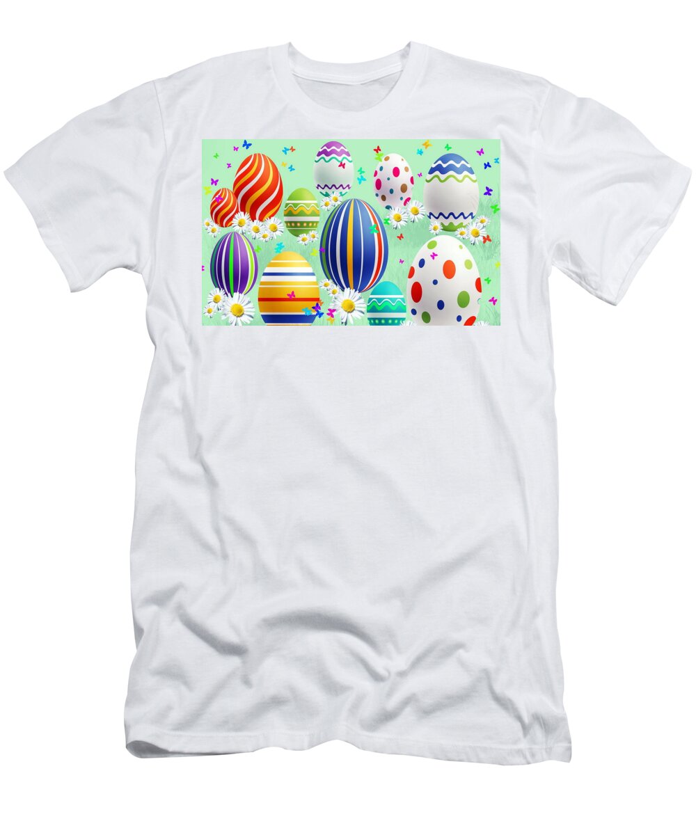 Easter T-Shirt featuring the digital art Easter by Maye Loeser