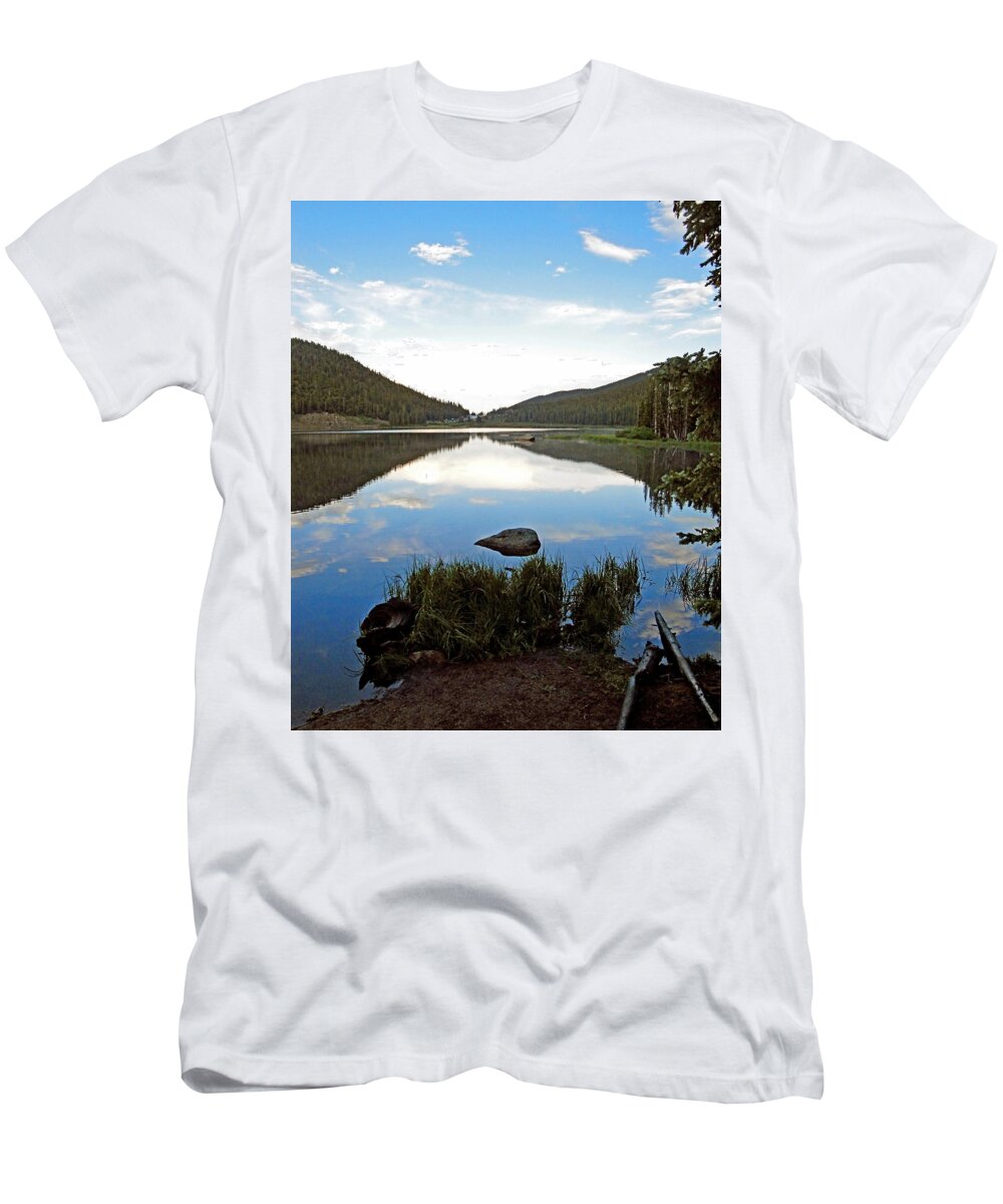 Echo Lake T-Shirt featuring the photograph Echo Lake Study 1 by Robert Meyers-Lussier