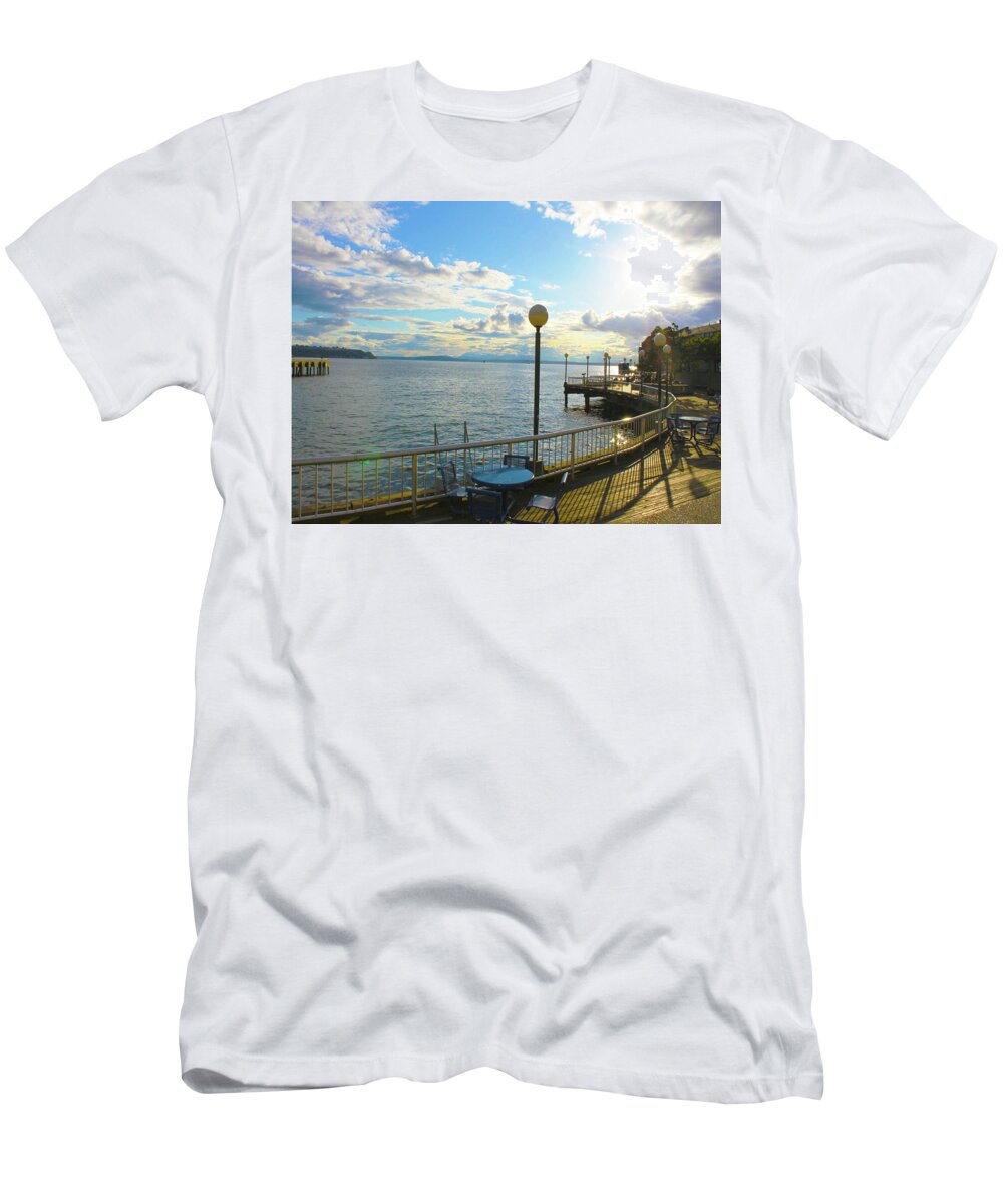 Seattle T-Shirt featuring the photograph Elliot Bay by Rod Whyte