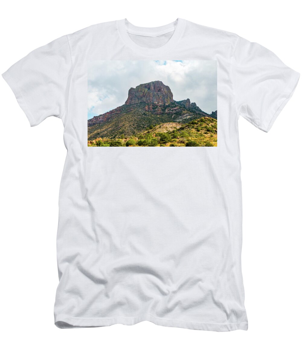 Big Bend National Park T-Shirt featuring the photograph Emory Peak Chisos Mountains by SR Green