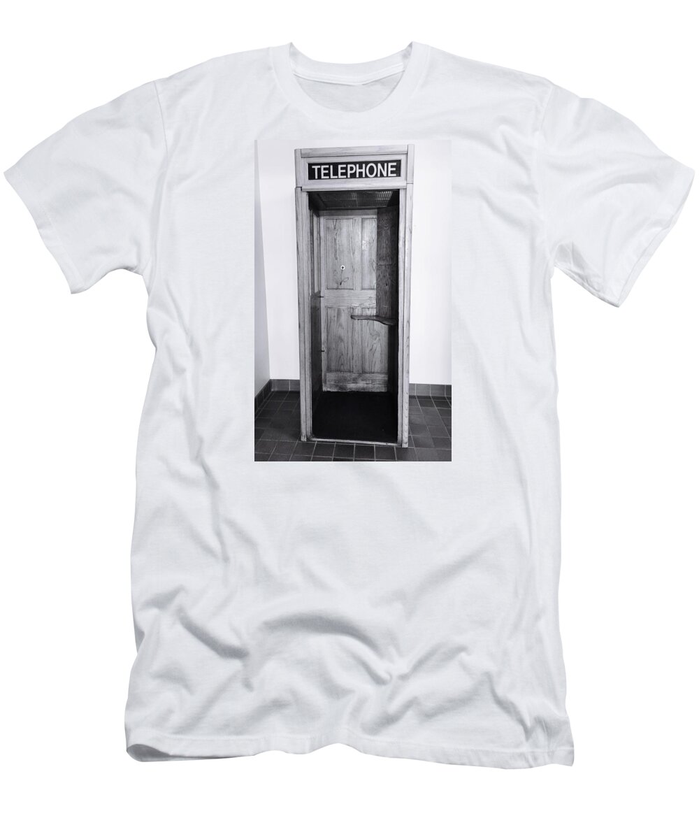 Phone T-Shirt featuring the photograph Empty Calling by Brad Hodges