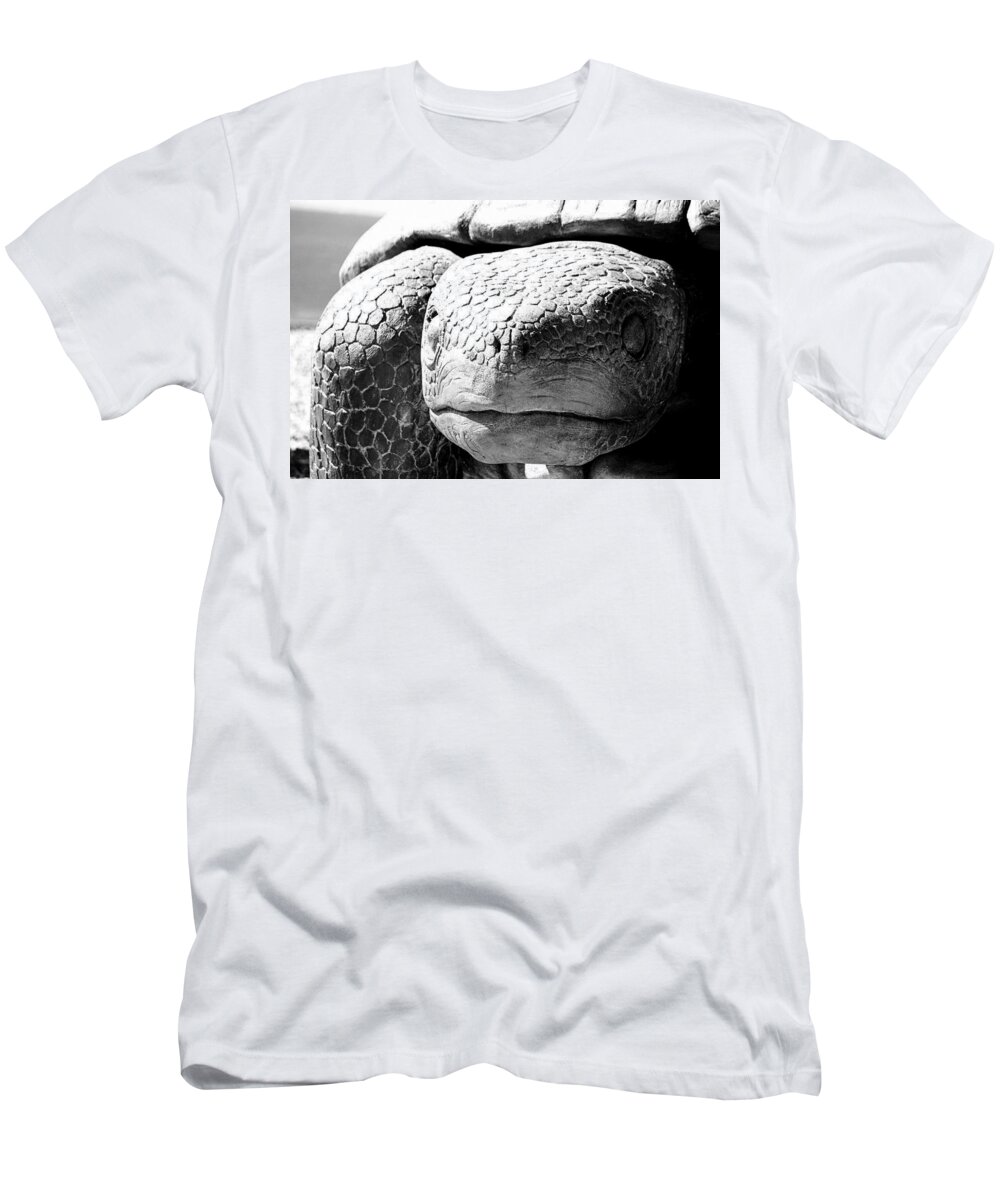 Turtle T-Shirt featuring the photograph Escape from the Galapagos by AJ Schibig