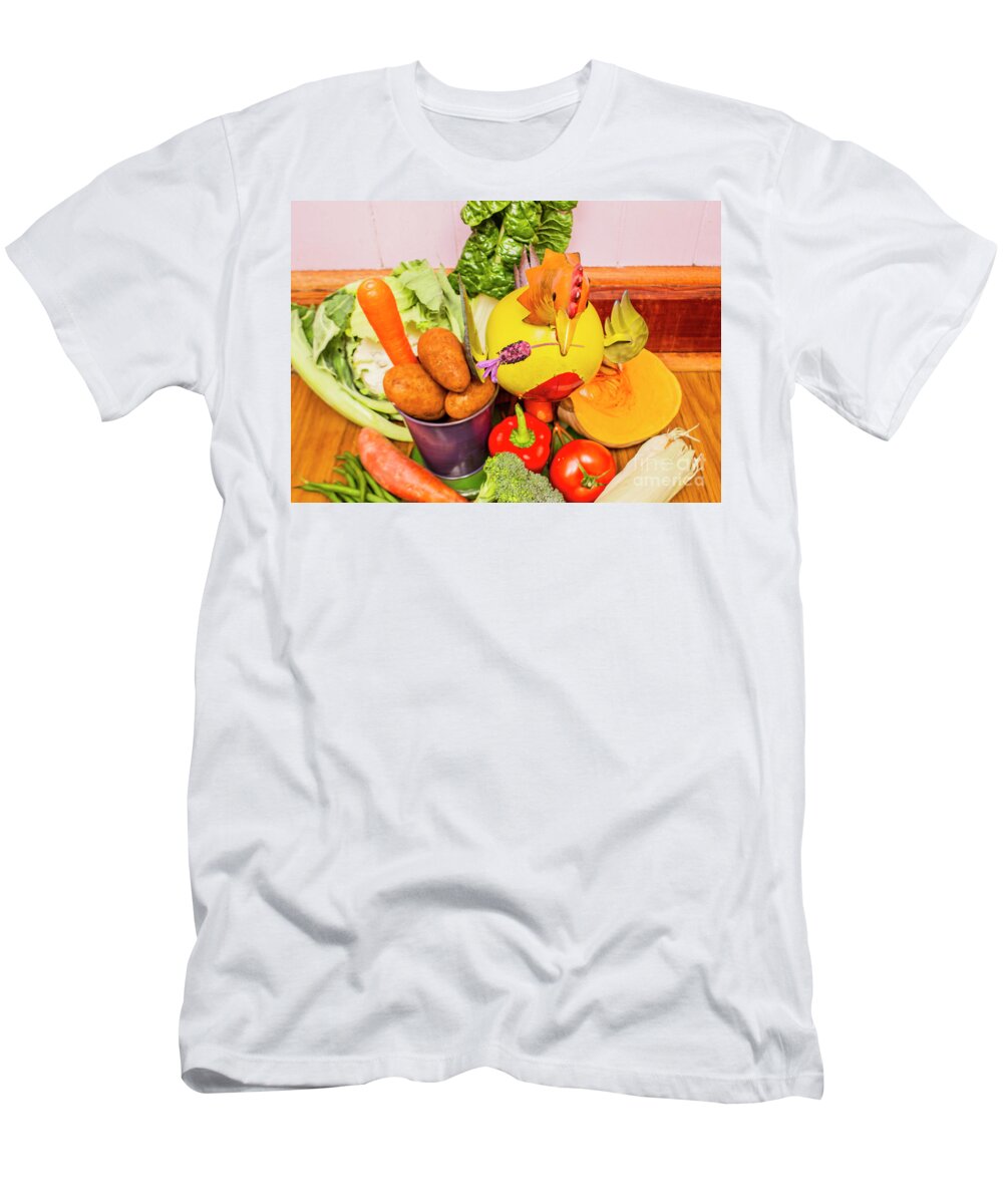 Produce T-Shirt featuring the photograph Farm fresh produce by Jorgo Photography