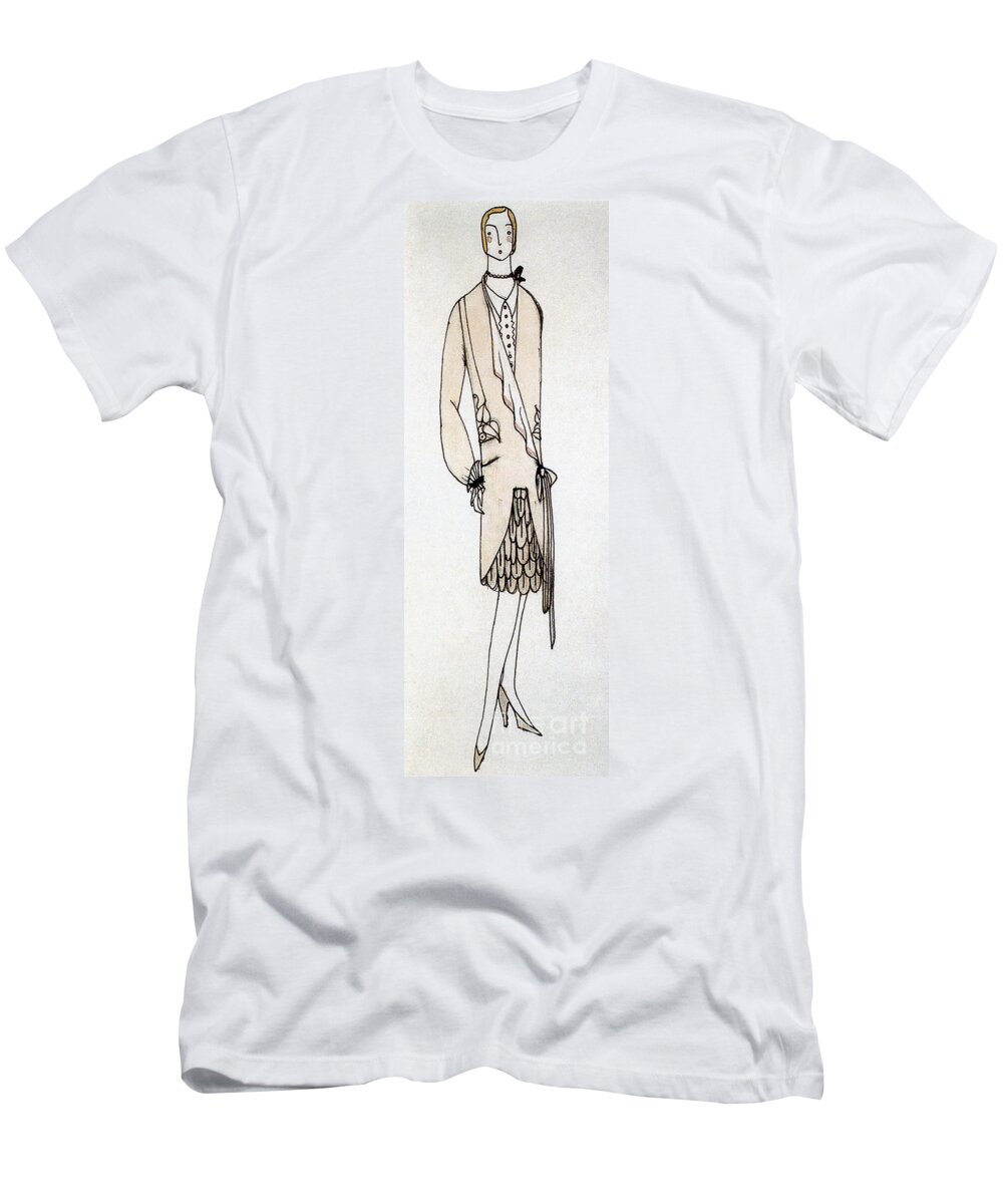 Fashion T-Shirt featuring the photograph Fashion Design, 1920s by Science Source
