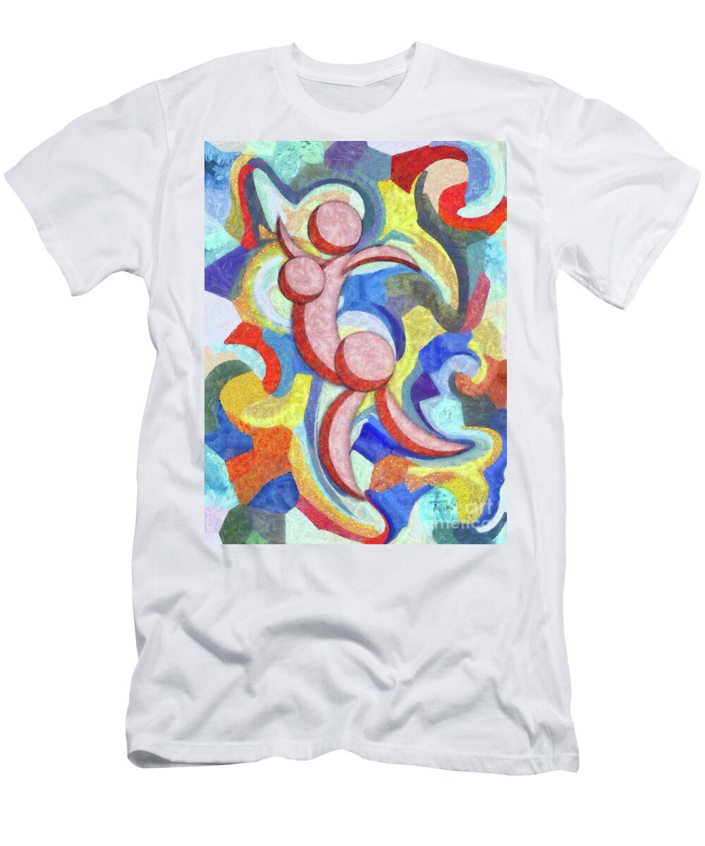 Female Dance Abstract T-Shirt for Sale by Grigorios Moraitis