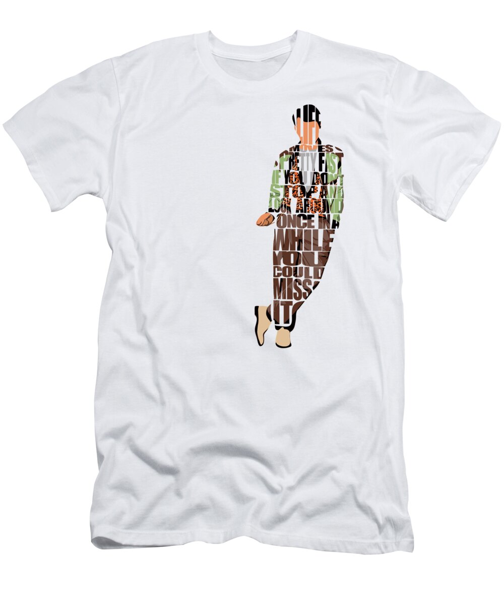 Ferris Bueller T-Shirt featuring the digital art Ferris Bueller's Day Off by Inspirowl Design