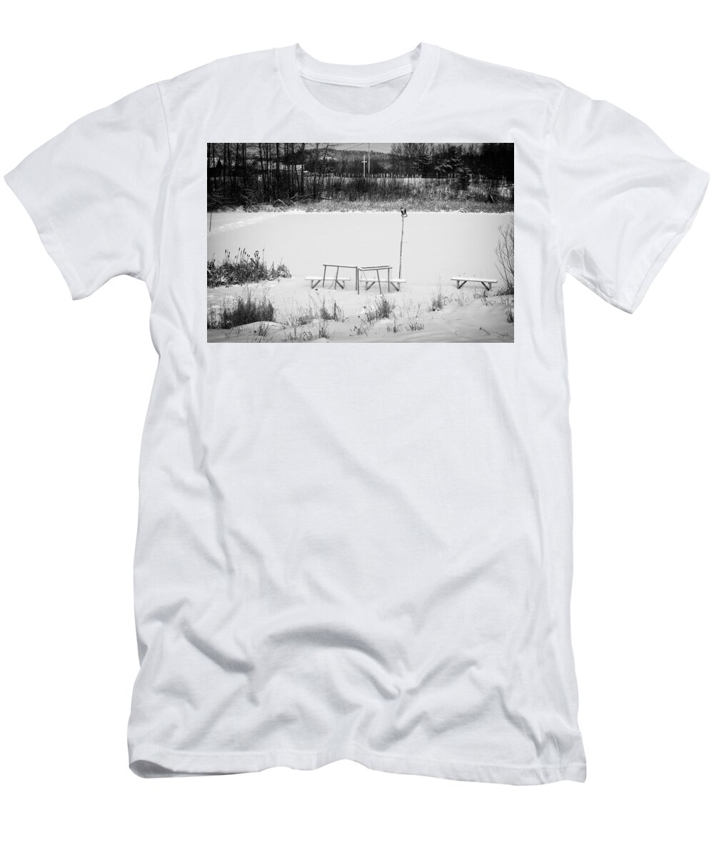 Hockey T-Shirt featuring the photograph Field of Dreams by Doug Gibbons