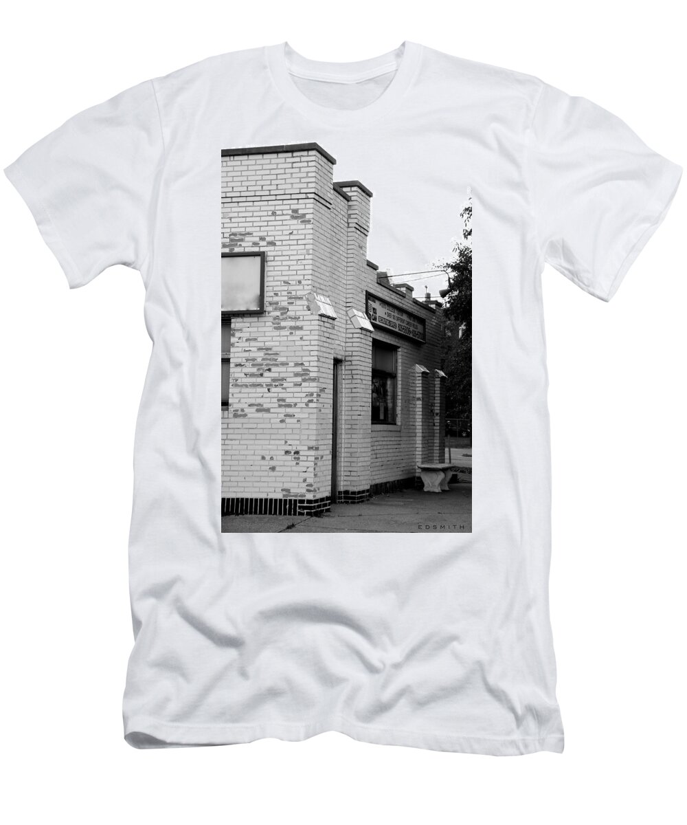 First White Castle T-Shirt featuring the photograph First White Castle by Edward Smith