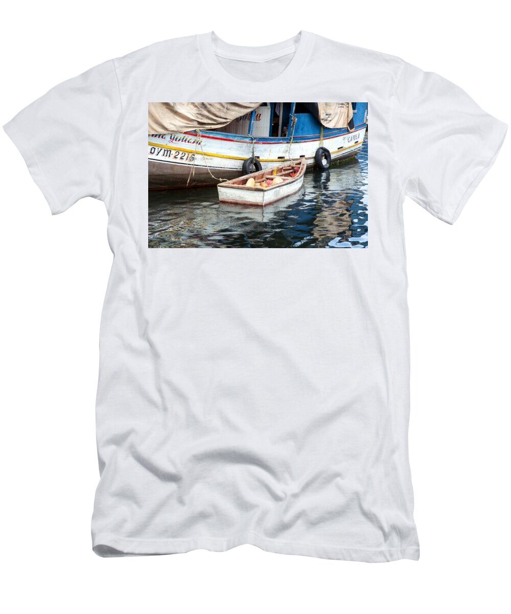 Amsterdam T-Shirt featuring the photograph Floating Market by Allen Carroll