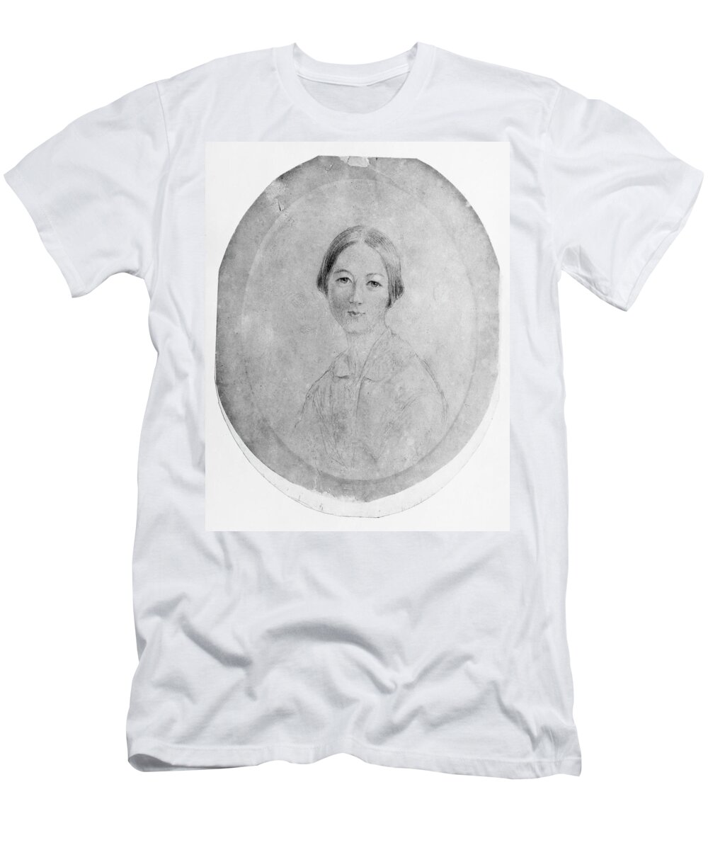 1846 T-Shirt featuring the photograph Florence Nightingale by Elizabeth Eastlake