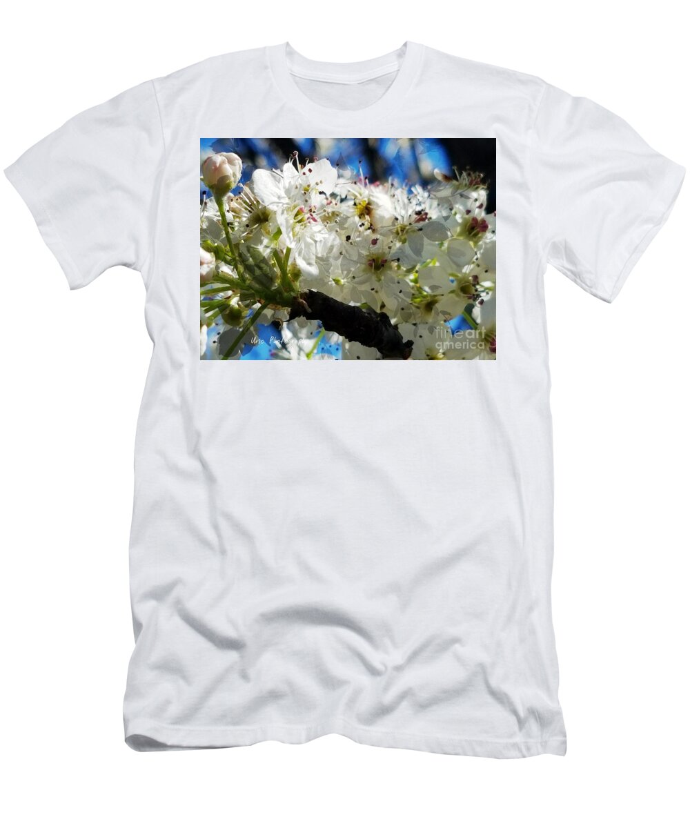 Flowering Pear T-Shirt featuring the photograph Flowering Pear by Maria Urso