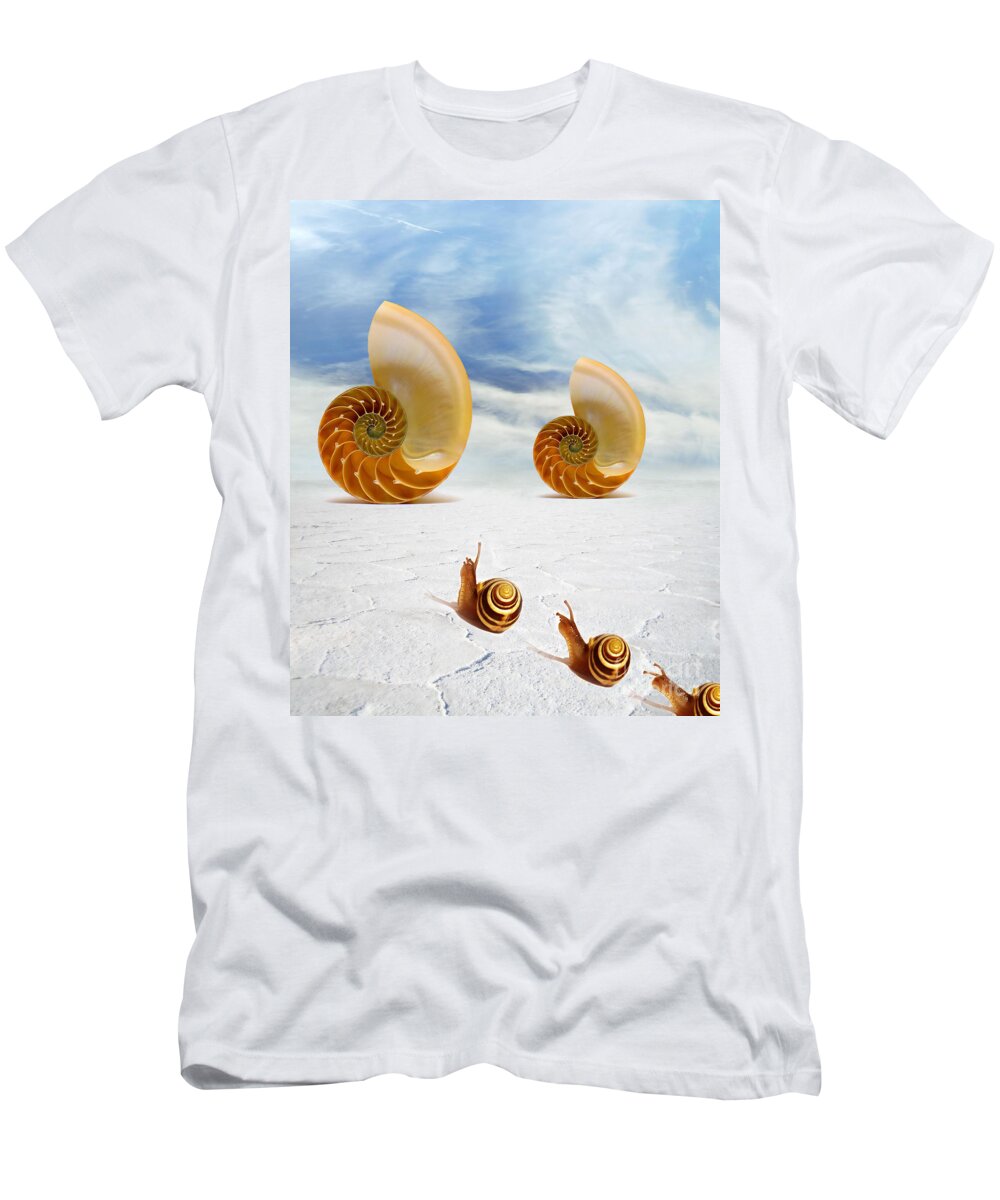 Photodream Art T-Shirt featuring the digital art Follow your Dreams by Jacky Gerritsen