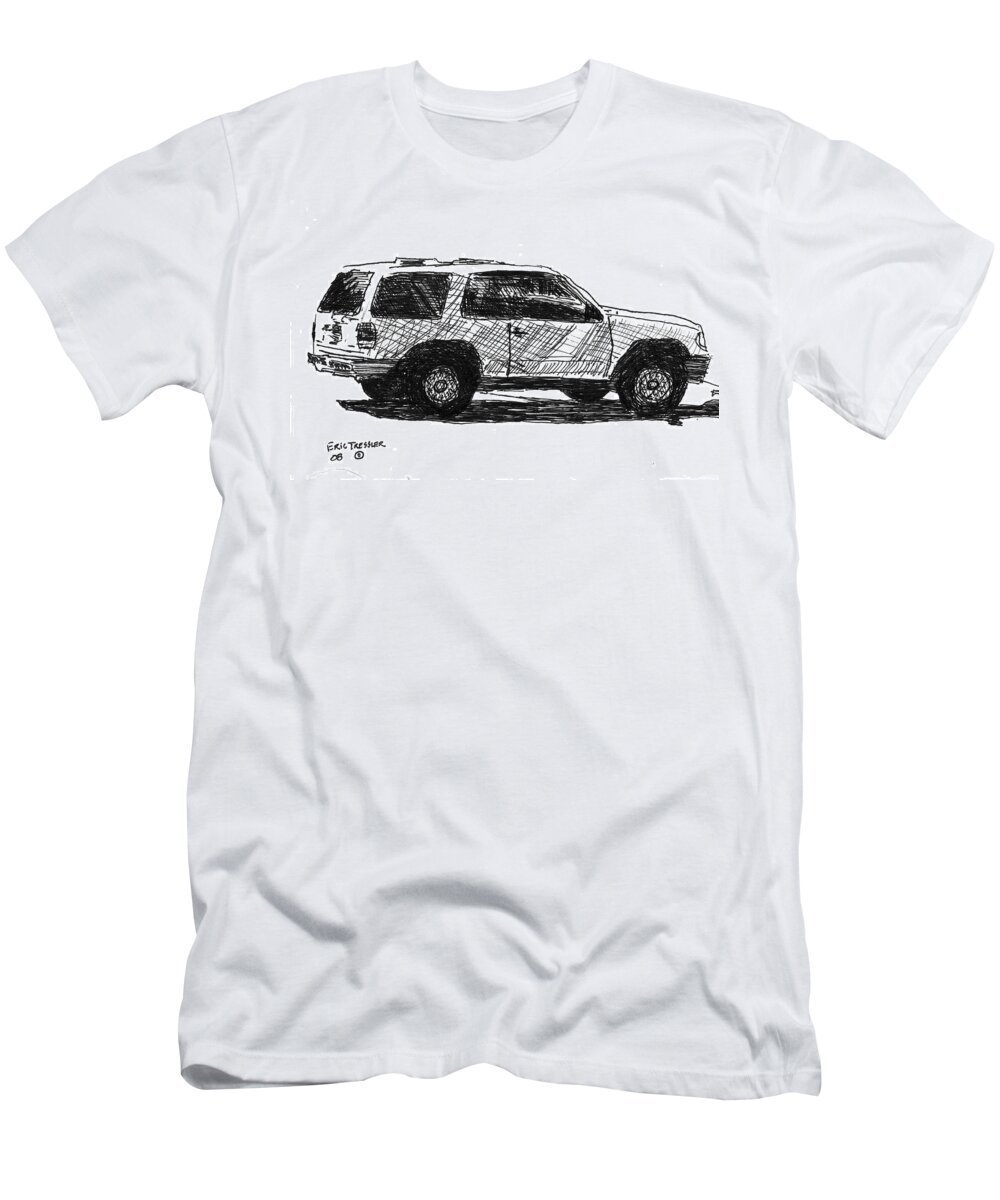 Ford Explorer T-Shirt featuring the photograph Ford Explorer by Eric Tressler