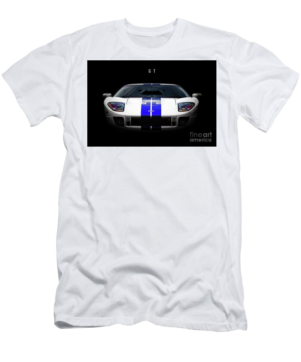 Ford T-Shirt featuring the digital art Ford GT by Airpower Art
