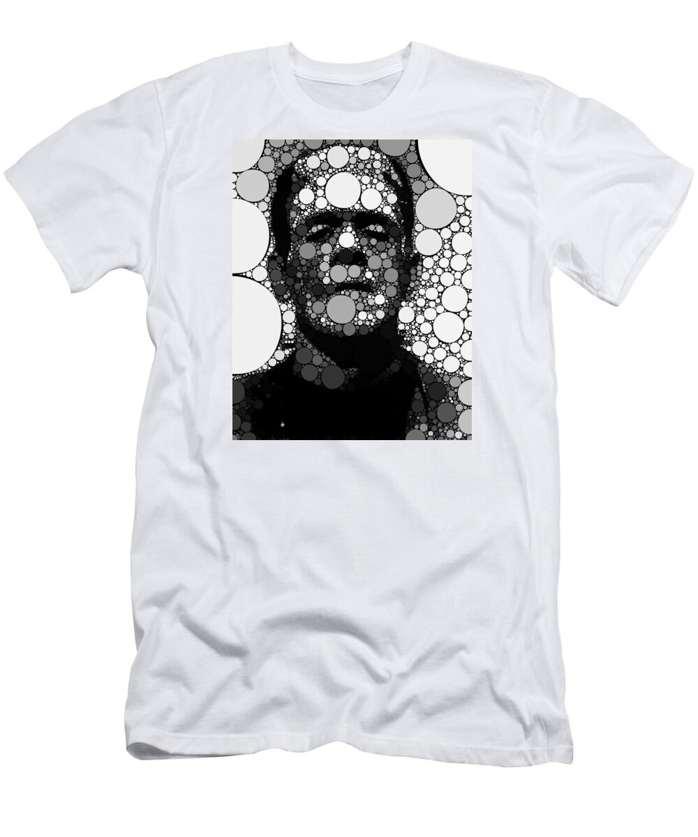 Hollywood T-Shirt featuring the digital art Frankenstein by Esoterica Art Agency
