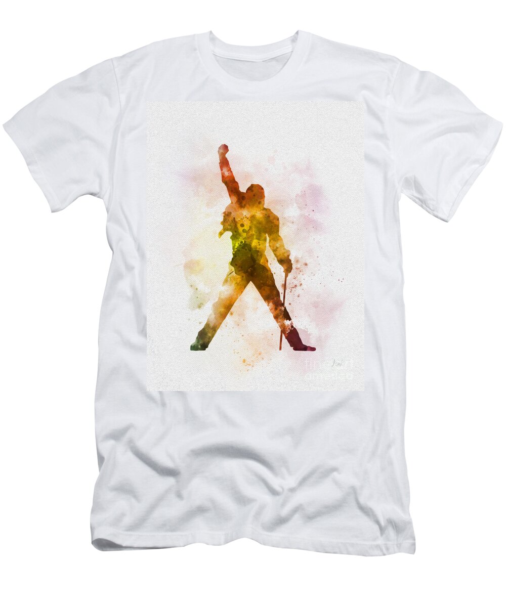 Freddie Mercury T-Shirt by My Inspiration - Pixels