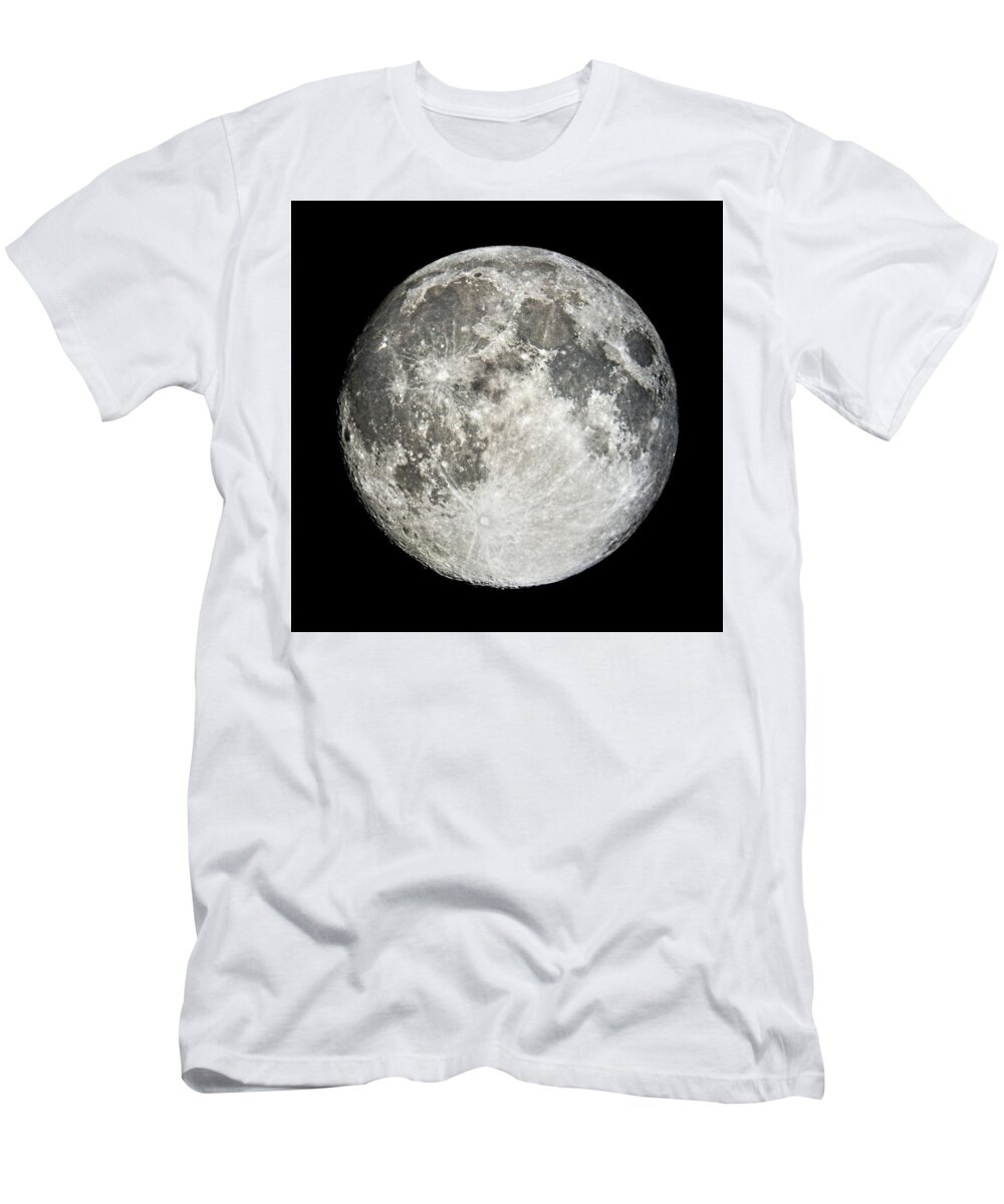 Full Moon T-Shirt featuring the photograph Full Moon Rising by Weston Westmoreland