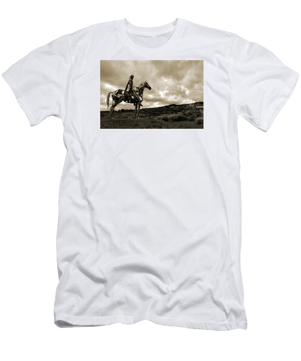Gaelic Chieftain T-Shirt featuring the photograph Gaelic Chieftain. by Terence Davis