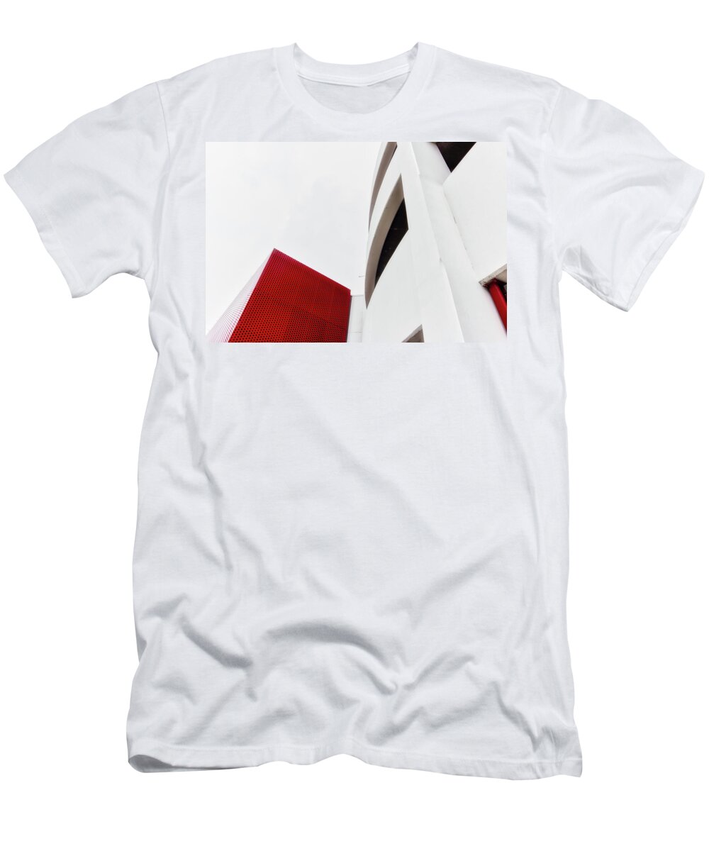 Architecture T-Shirt featuring the photograph Geometric Flow 12 by Mark David Gerson