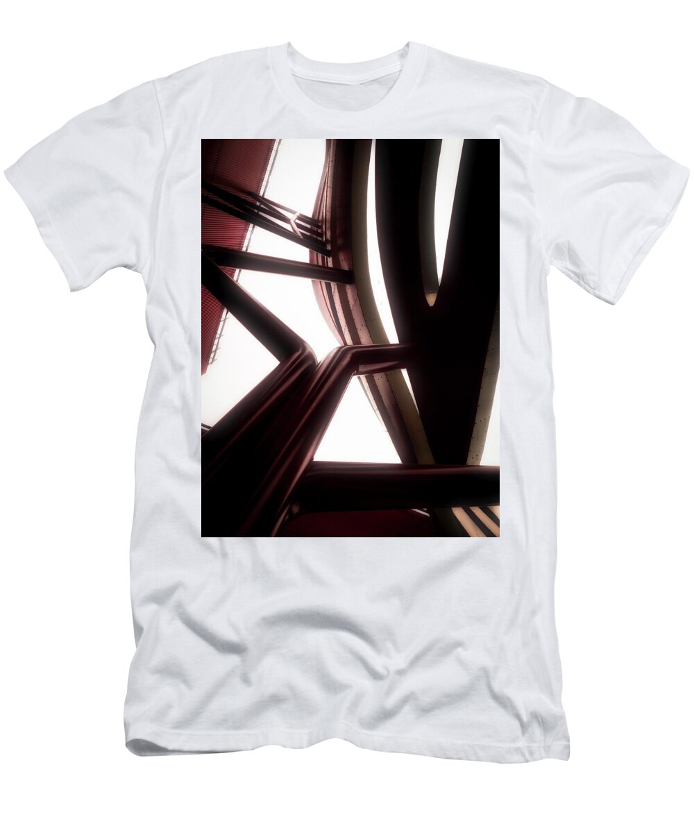 Architecture T-Shirt featuring the photograph Geometric Flow 7 by Mark David Gerson