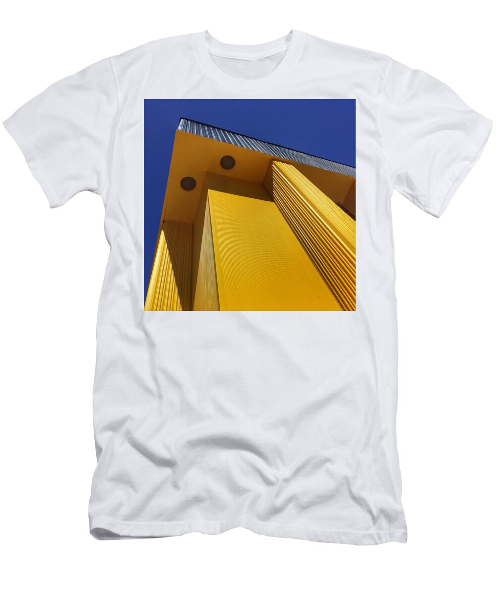 Albuqueque T-Shirt featuring the photograph Geometry in Yellow by Mark David Gerson
