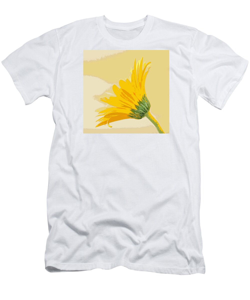 Daisy T-Shirt featuring the photograph Gerbera Abstract by Bill Morgenstern