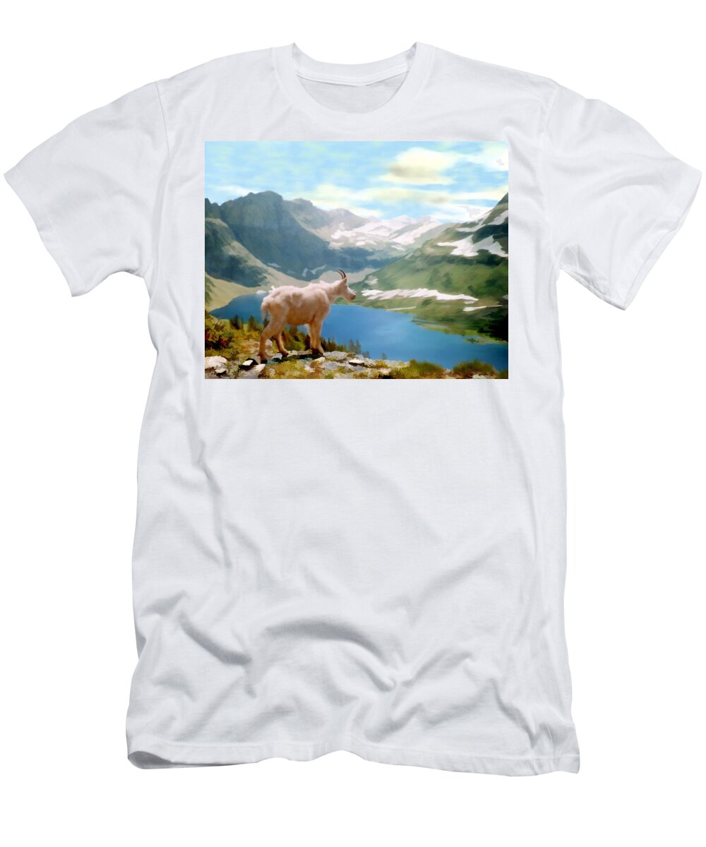 Landscape T-Shirt featuring the photograph Glacier National Park by Kurt Van Wagner
