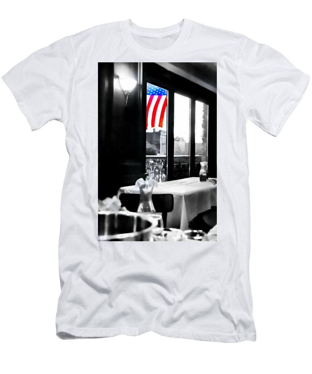 God Bless The Usa T-Shirt featuring the photograph God Bless Our Country by Diana Angstadt