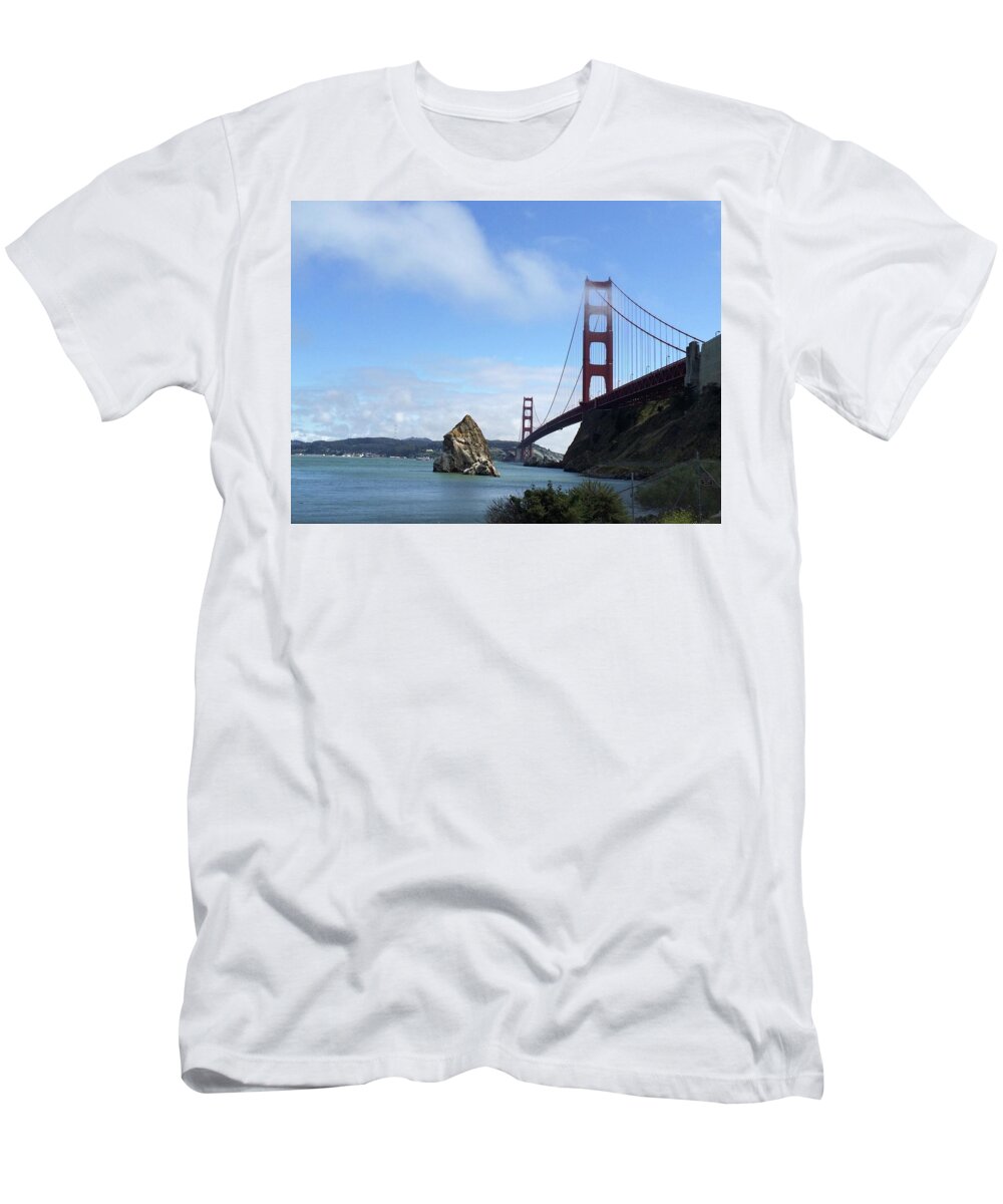 Golden Gate Bridge T-Shirt featuring the photograph Golden Gate Bridge by Sumoflam Photography