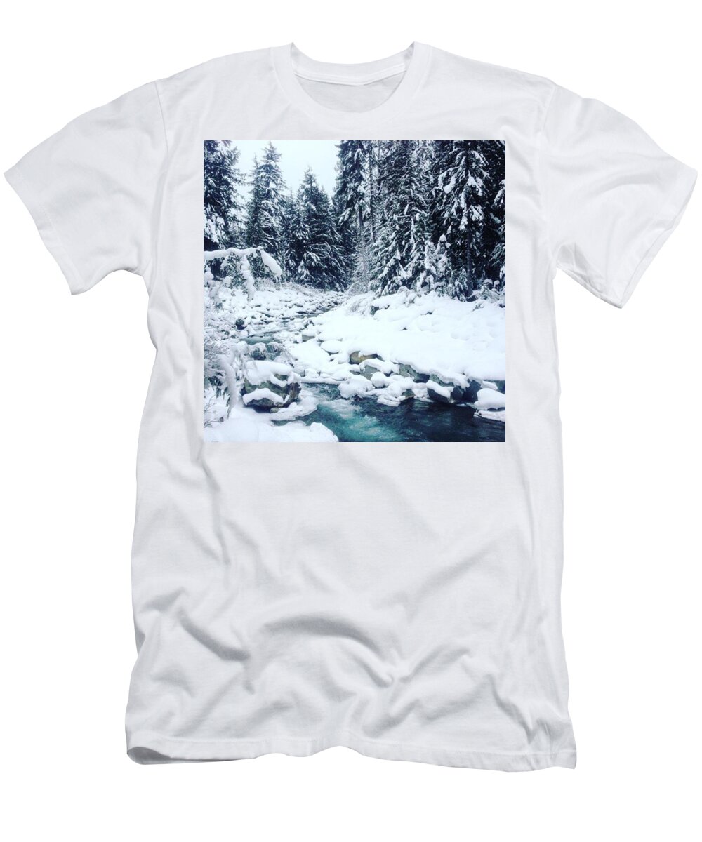 Mountains T-Shirt featuring the photograph Creek by Outdoor Explorers