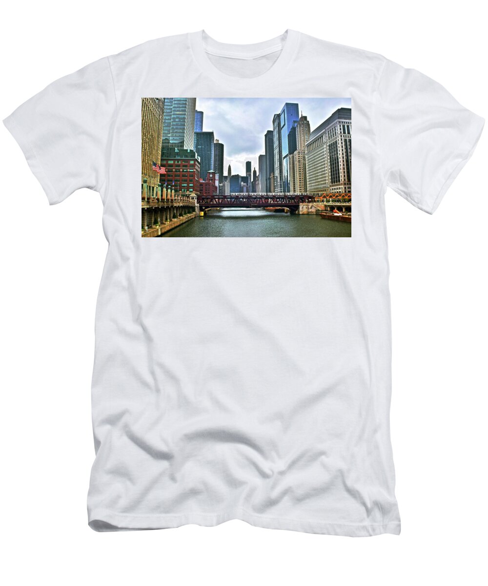 Chicago T-Shirt featuring the photograph Good Old Chicago by Frozen in Time Fine Art Photography