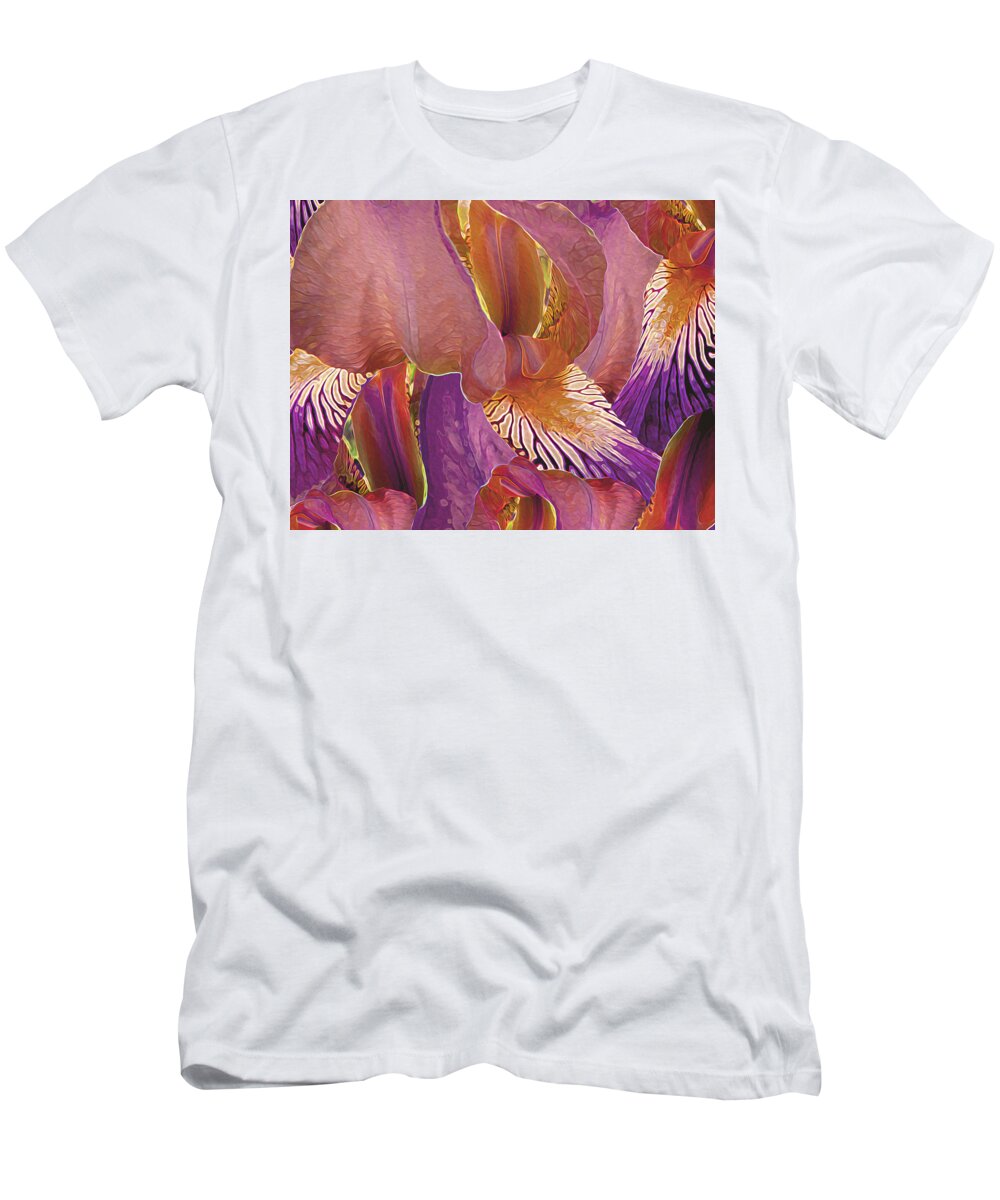 Flower T-Shirt featuring the digital art Gossameera 8 by Lynda Lehmann