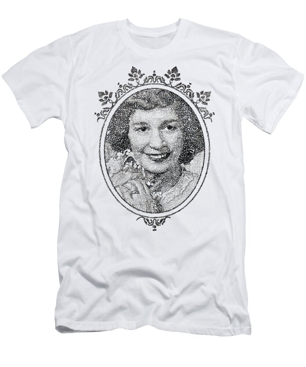  T-Shirt featuring the drawing Grams by Michael Volpicelli