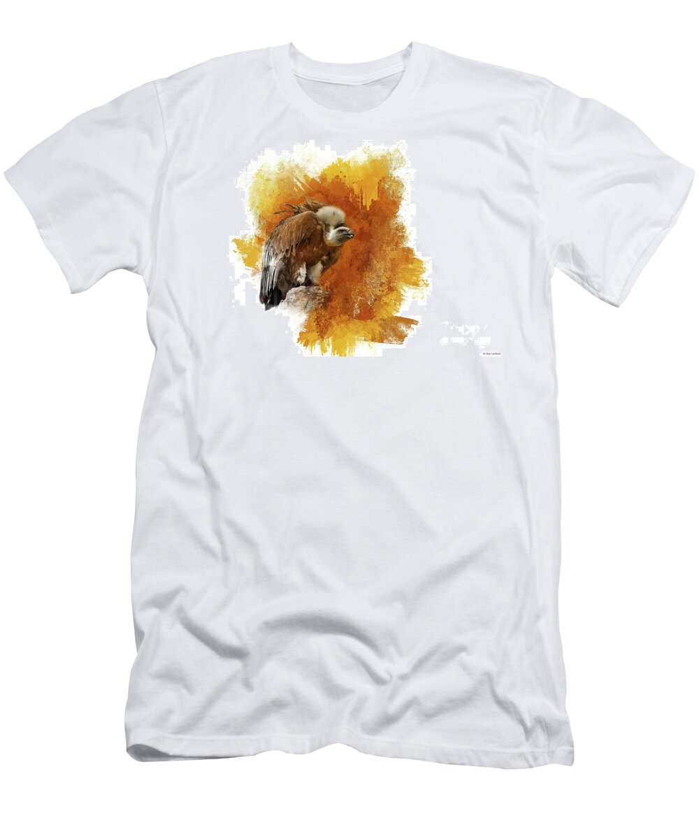 Griffon Vulture T-Shirt featuring the photograph Griffon Vulture by Eva Lechner