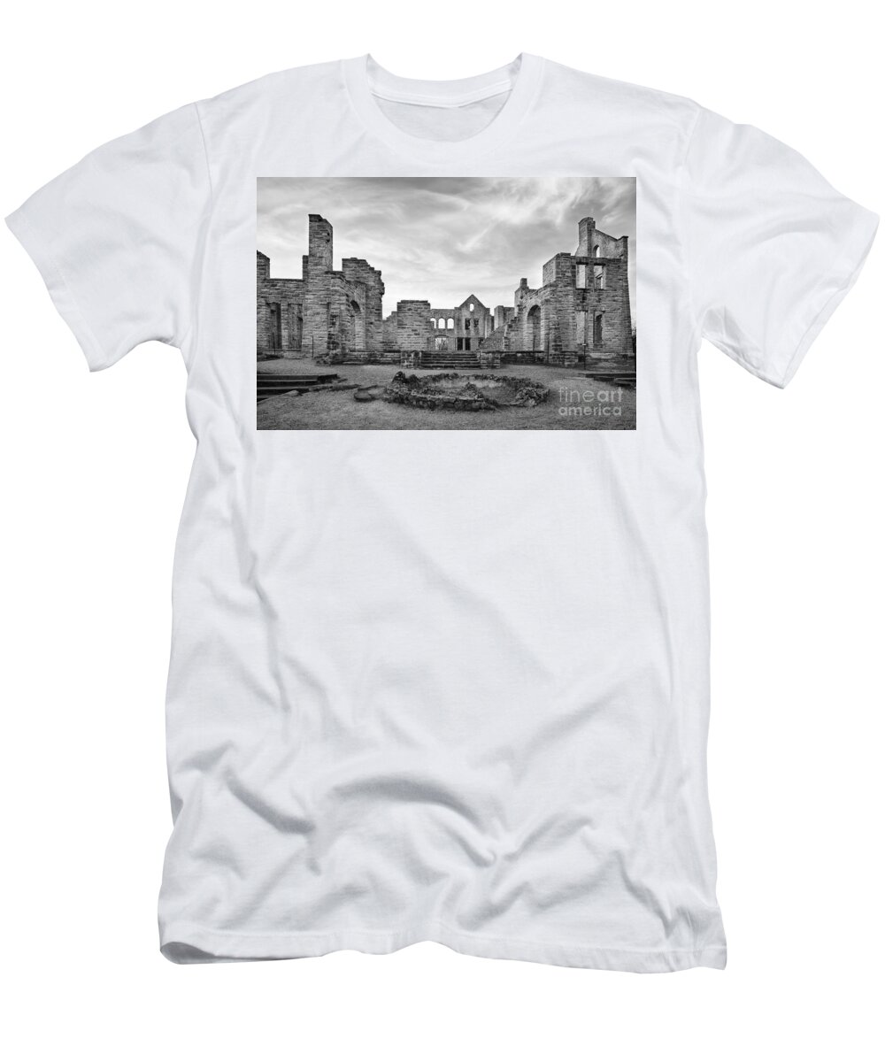 Ha Ha Tonka T-Shirt featuring the photograph Ha Ha Tonka Ruins by Dennis Hedberg