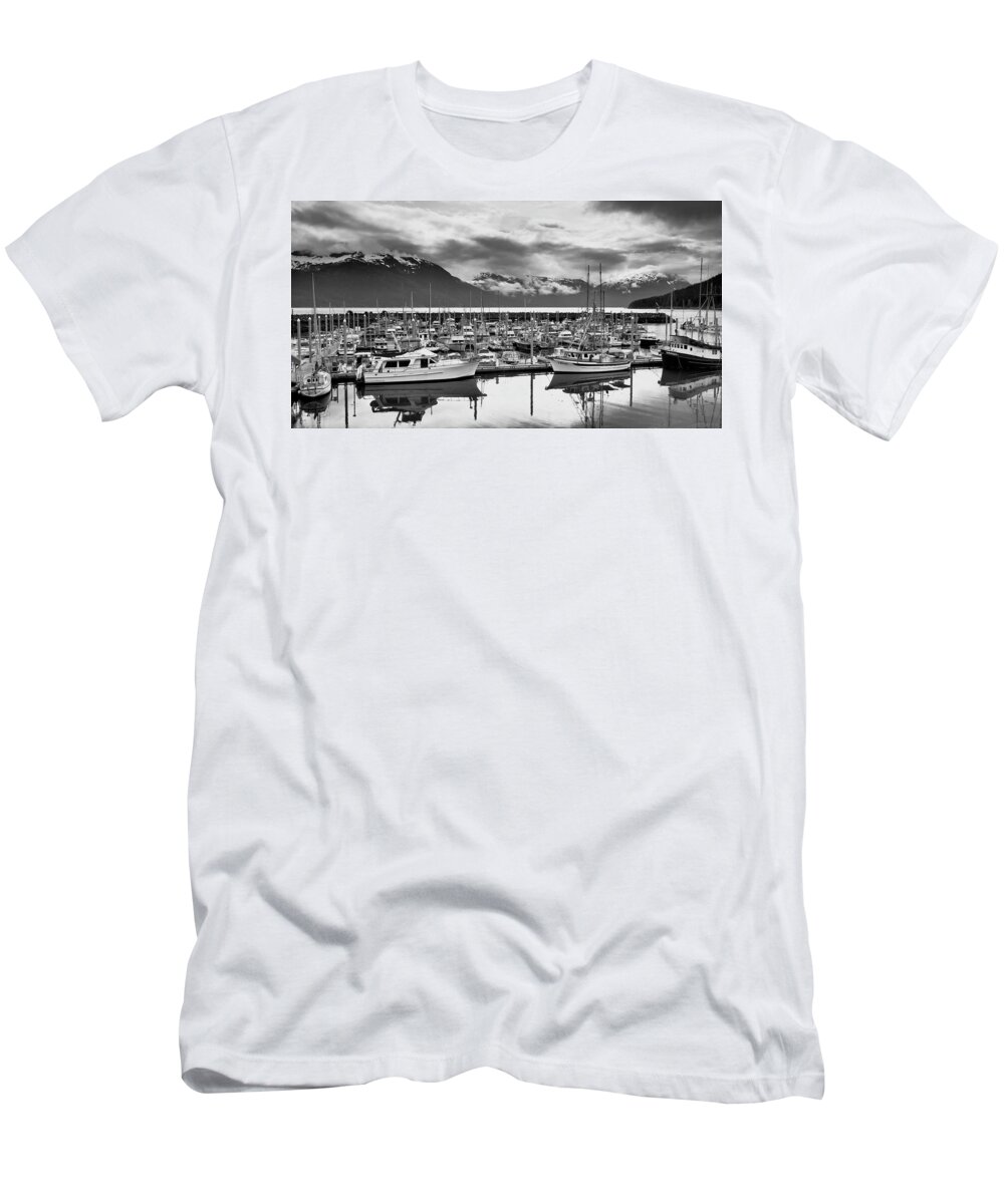 Haines T-Shirt featuring the photograph Haines Harbor by Paul Riedinger