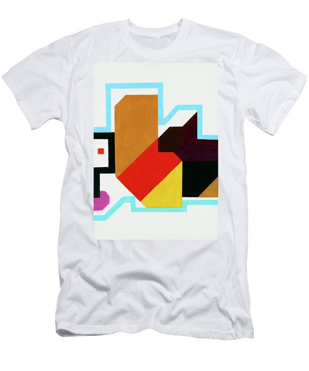 Abstract T-Shirt featuring the painting Halleluja - Part VIII by Willy Wiedmann