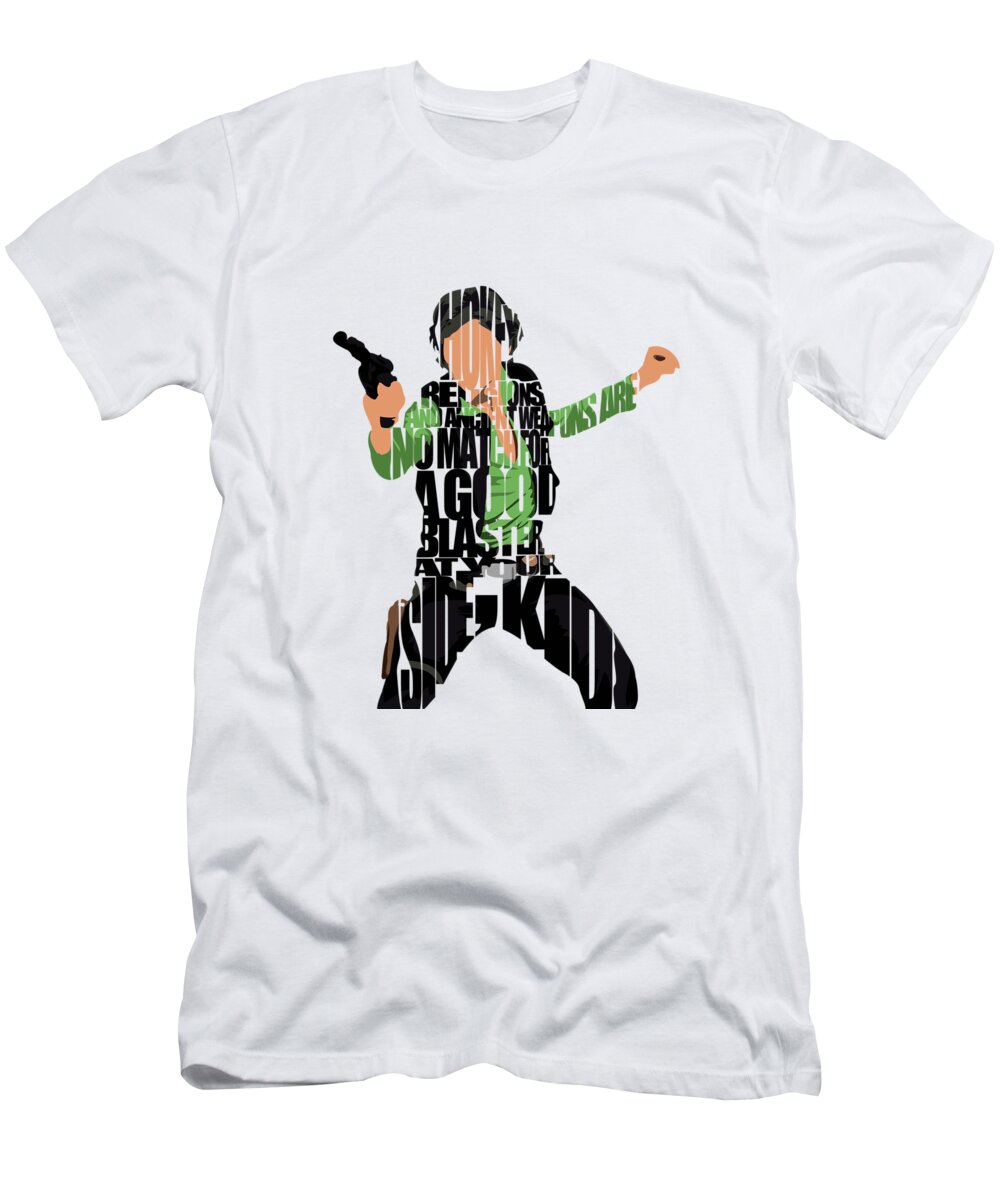 Han Solo from Star Wars T-Shirt for Sale by Inspirowl Design