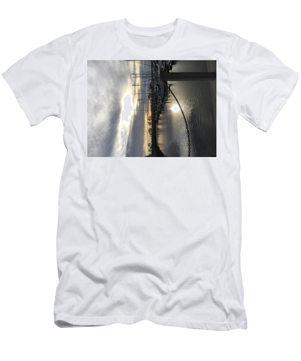  T-Shirt featuring the photograph Harbor by San Diego California