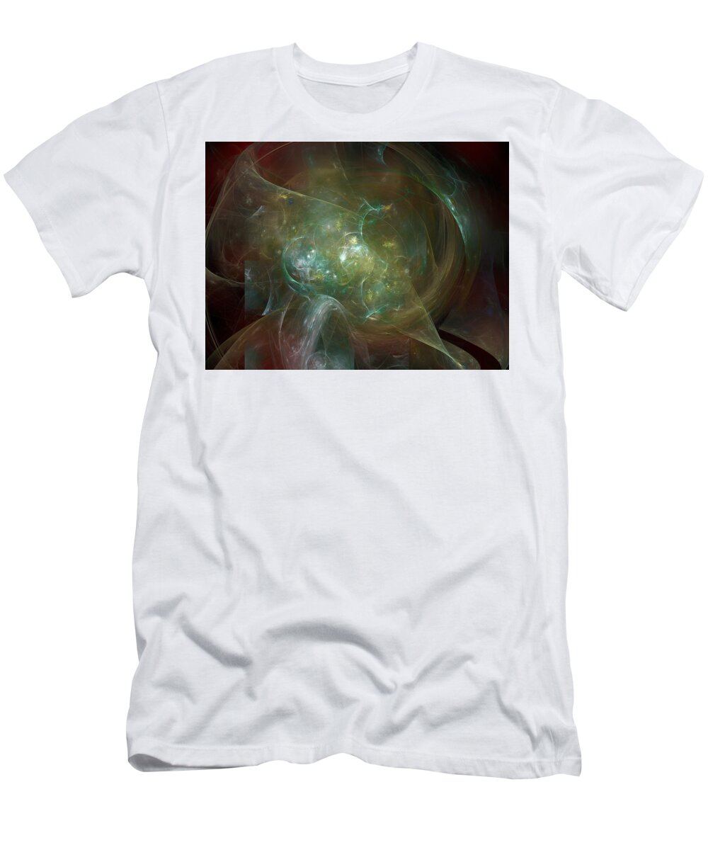 Art T-Shirt featuring the digital art Headstrong by Jeff Iverson
