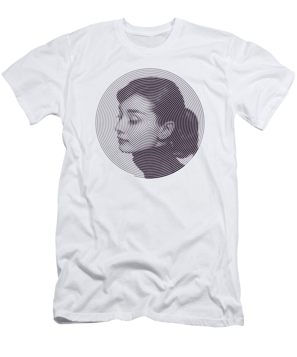 Hepburn T-Shirt featuring the digital art Hepburn by Zachary Witt