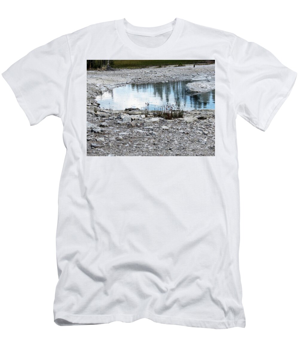 Hot T-Shirt featuring the photograph Hot Reflection by Laurel Powell
