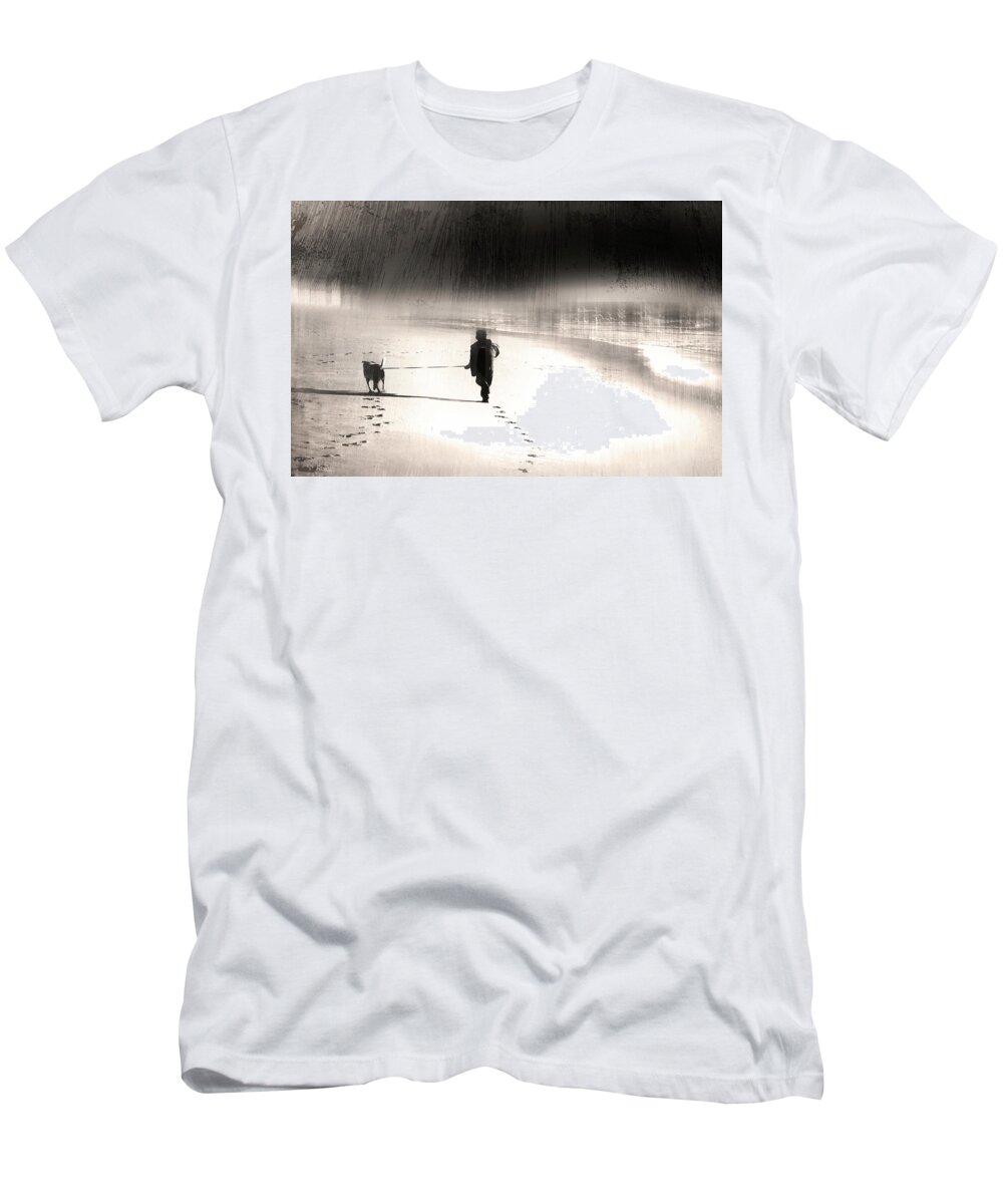Young Boy T-Shirt featuring the photograph Hurry Home by Gray Artus